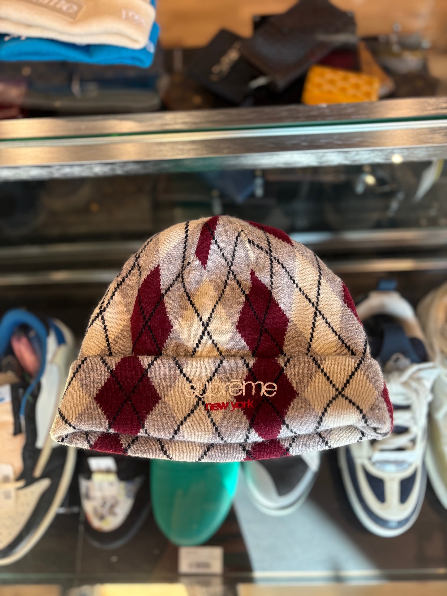 Supreme Plaid Beanie