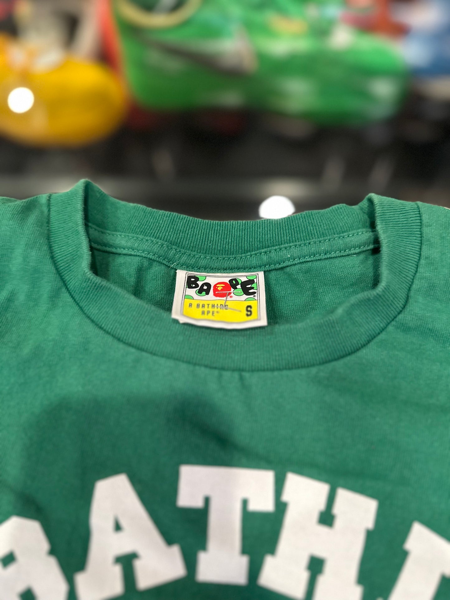 Bape Green Tee Size Small
