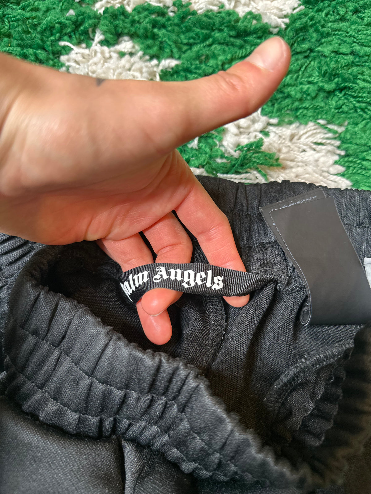 Palm Angels Track Pants Black Size Small