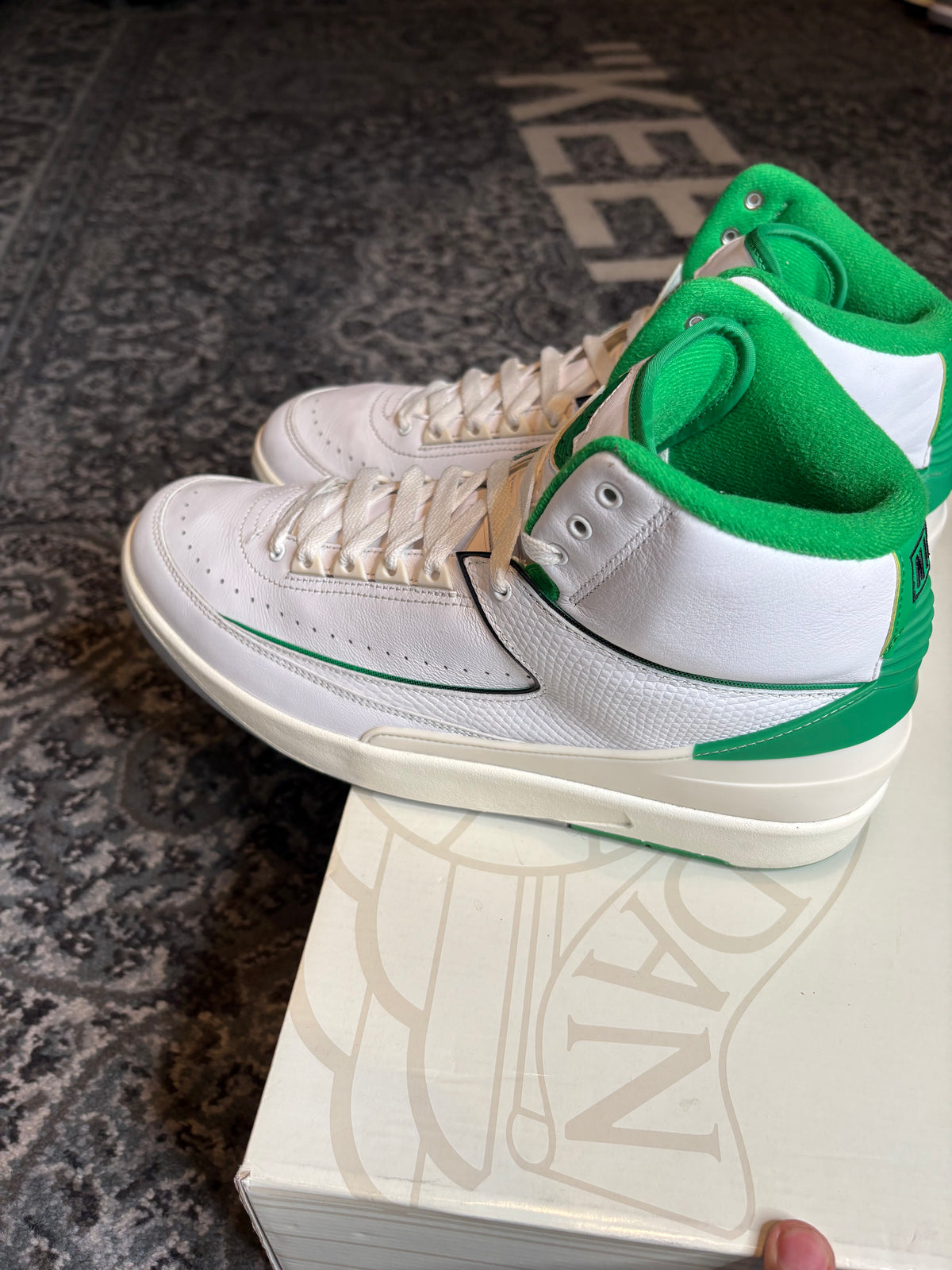 Jordan 2 Retro “Lucky Green” Clean Og Size 12
