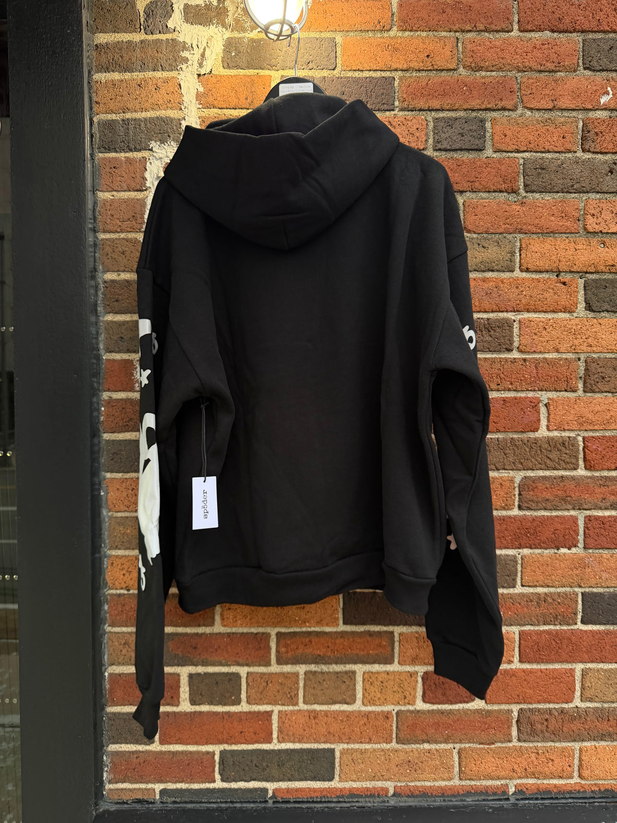 Sp5der Black 3m Reflective Hoodie DS