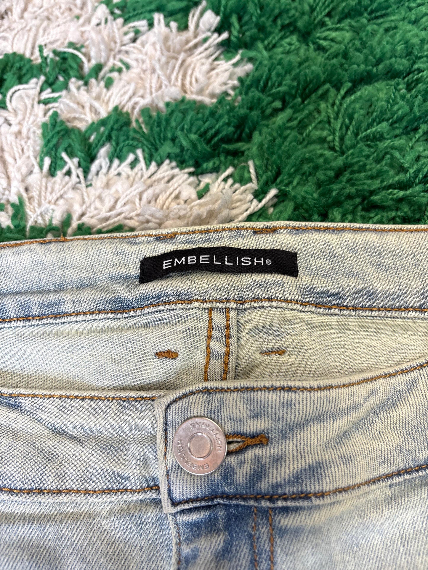 Embellish Jeans Light Wash Size 42