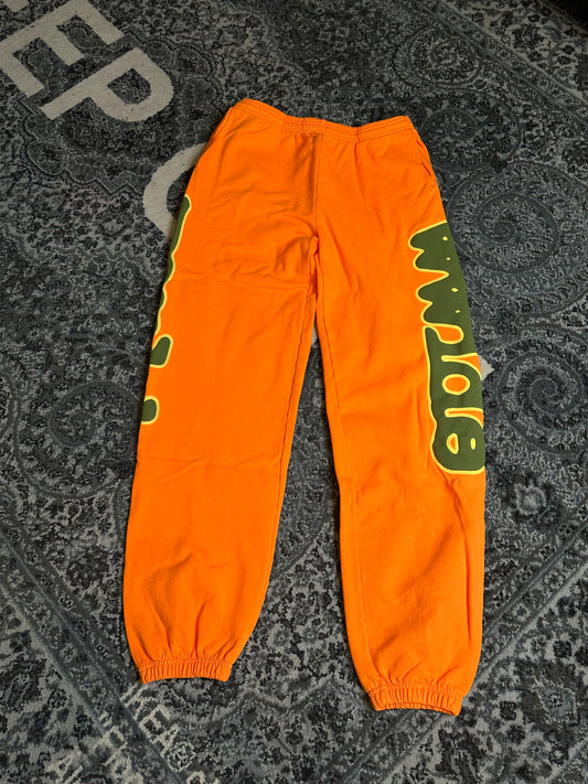 Sp5der Sweatpants Orange DS Size L