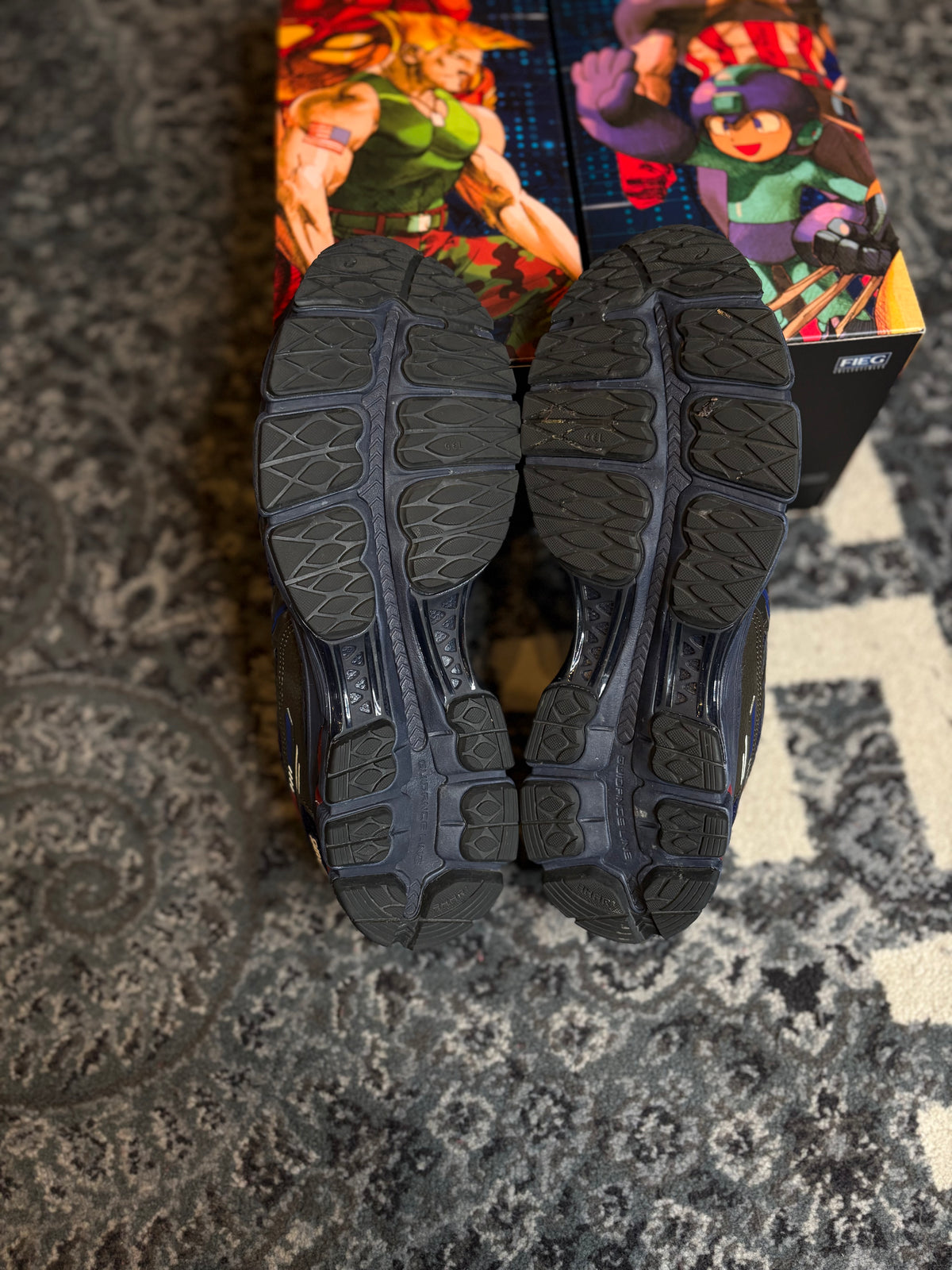 Asics Gel-Kayano 12.1 “Kith Marvel vs. Capcom Captain America” Vnds Og Size 11