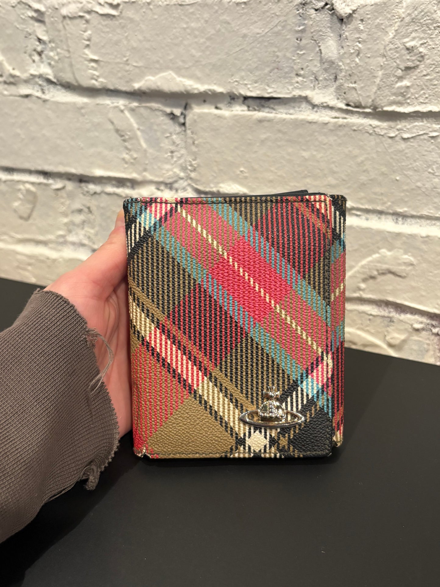 Vivienne Westwood Plaid Orb Wallet
