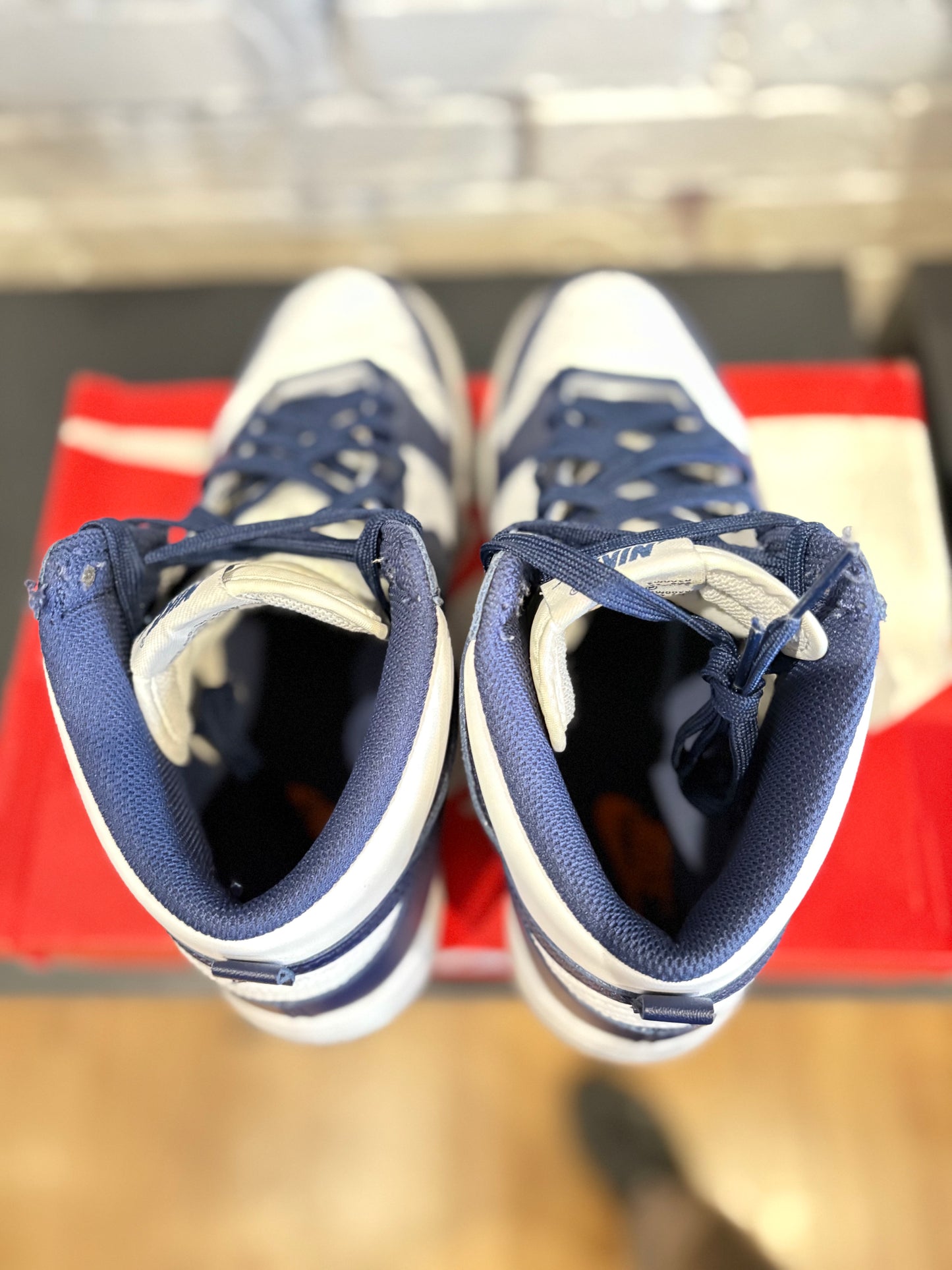 Nike Dunk High ‘Navy’ PO OG All Size 10