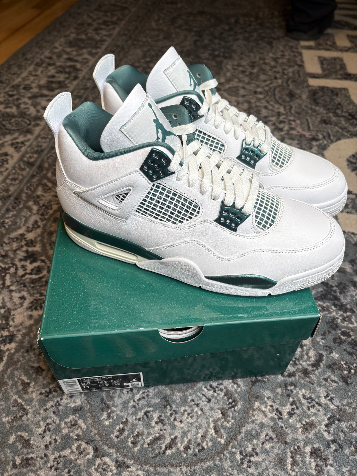 Jordan 4 Retro “Oxidized Green” Clean Og Size 9.5