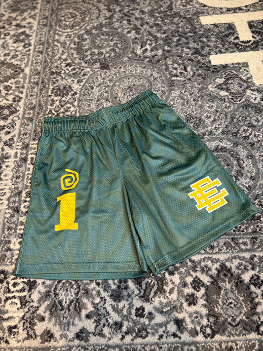 Eric Emanuel x Interscope Records Shorts Green Size Medium