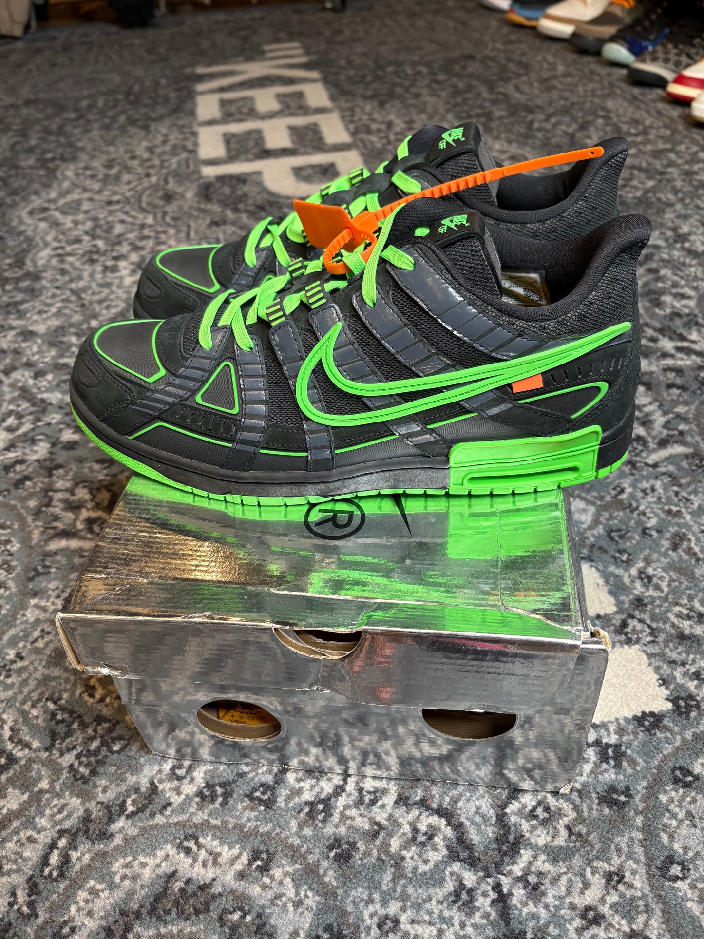 Nike Air Rubber Dunk Off White Vnds Og Size 14