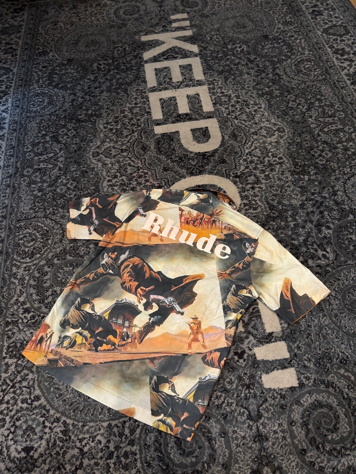 Rhude Cowboy Button Down Size XS