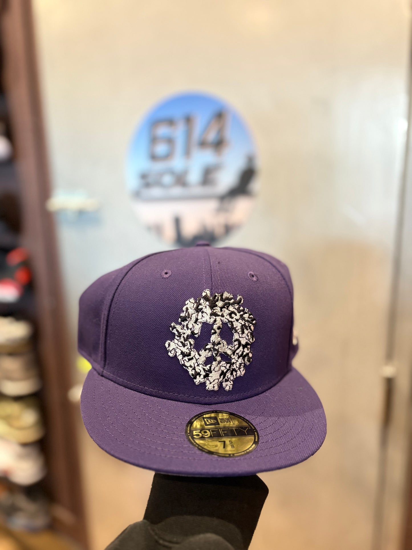 Denim Tears Purple Fitted Hat 7&5/8