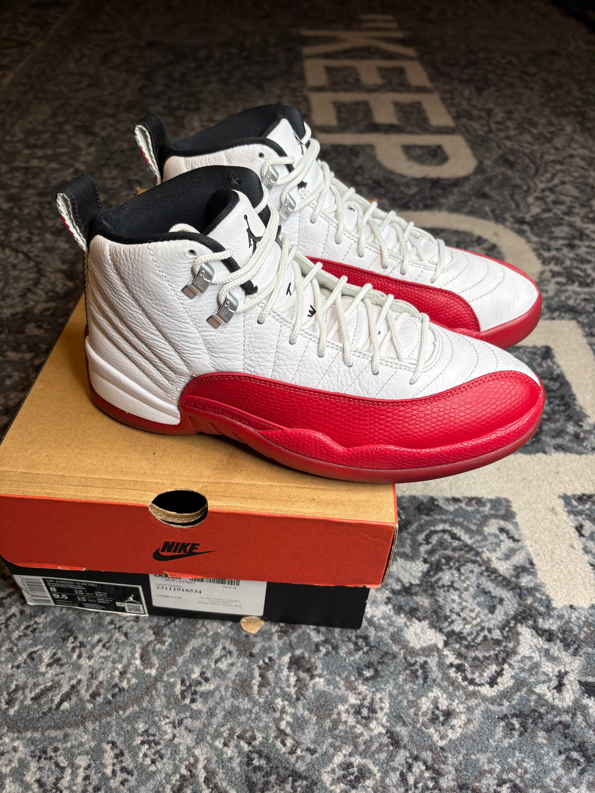 Jordan 12 Retro “Cherry” Clean Og Size 8