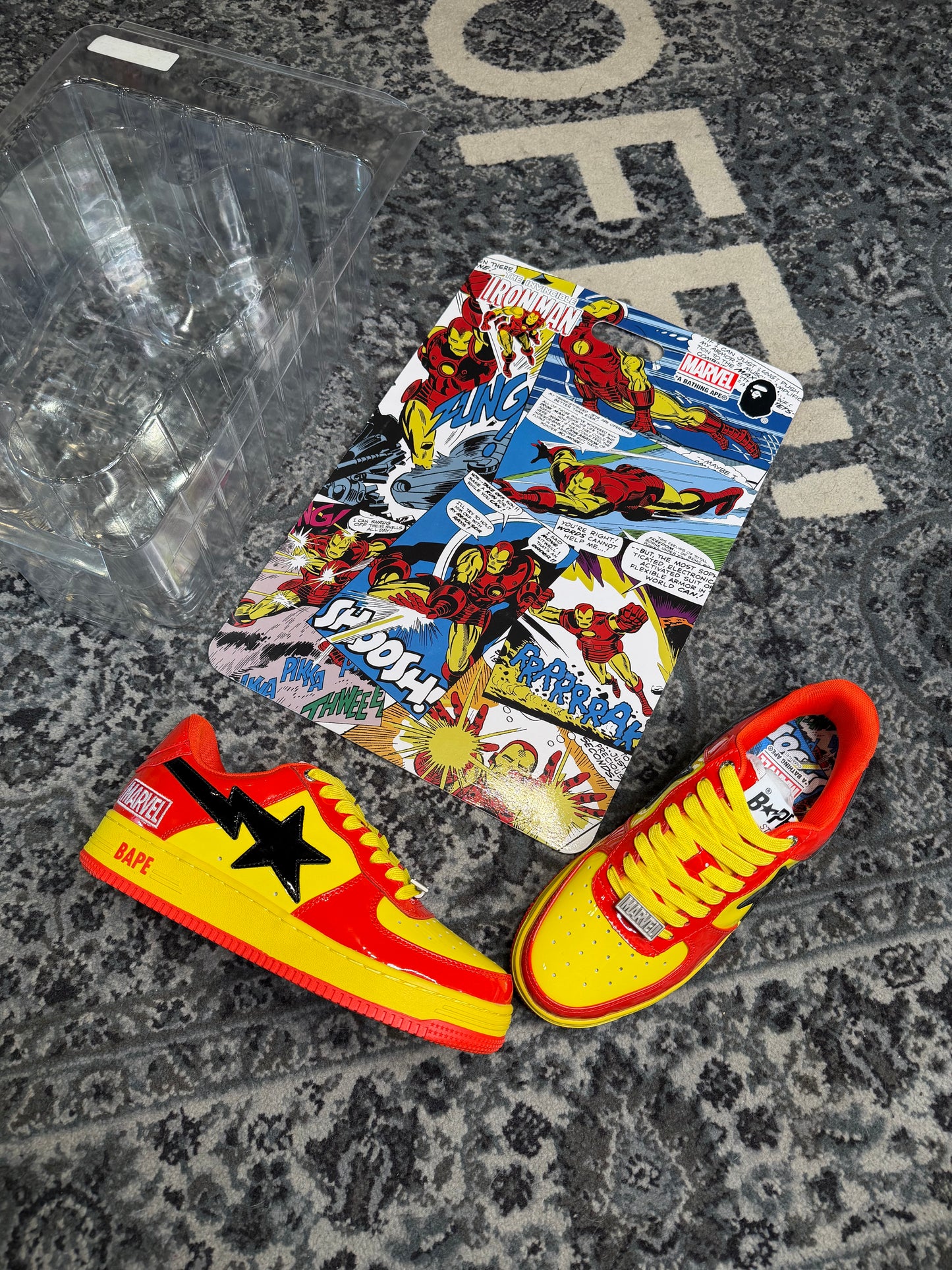 Bapesta x Marvel ‘Iron Man’ Size 9.5 DS OG