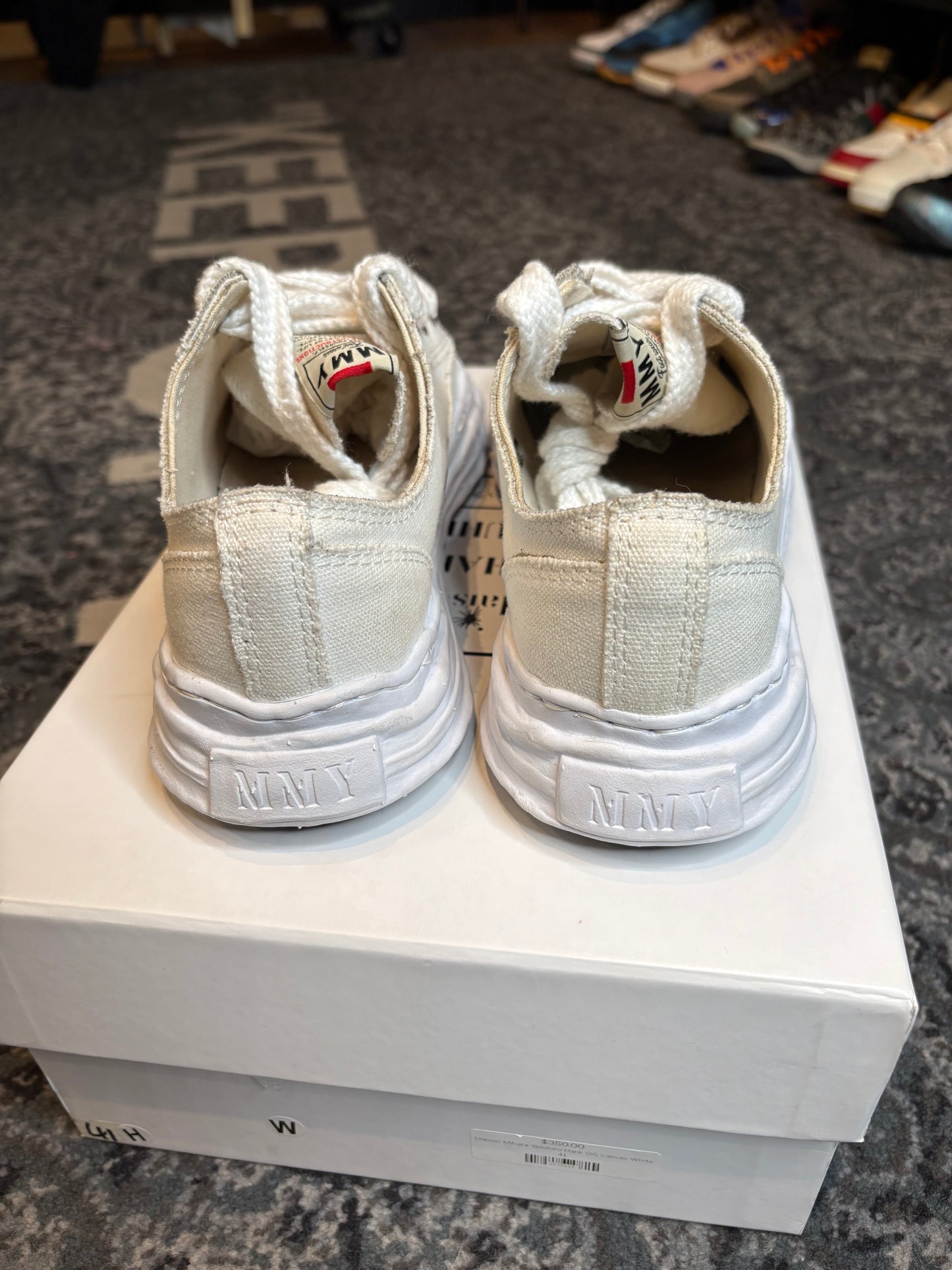 Maison Mihara Yasuhiro Hank OG Sole Canvas Low “White” Clean Og Size 8(41 EU)