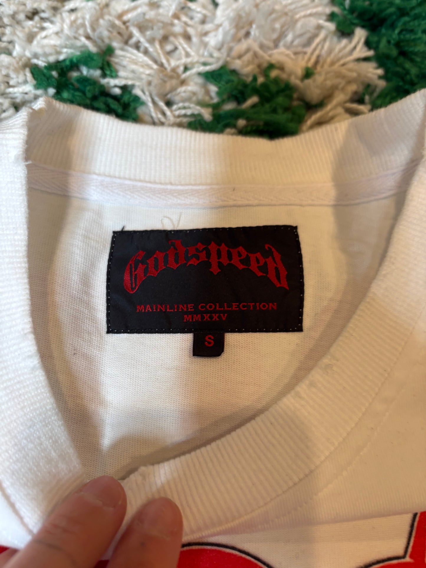 Godspeed Car Tee White Size Small