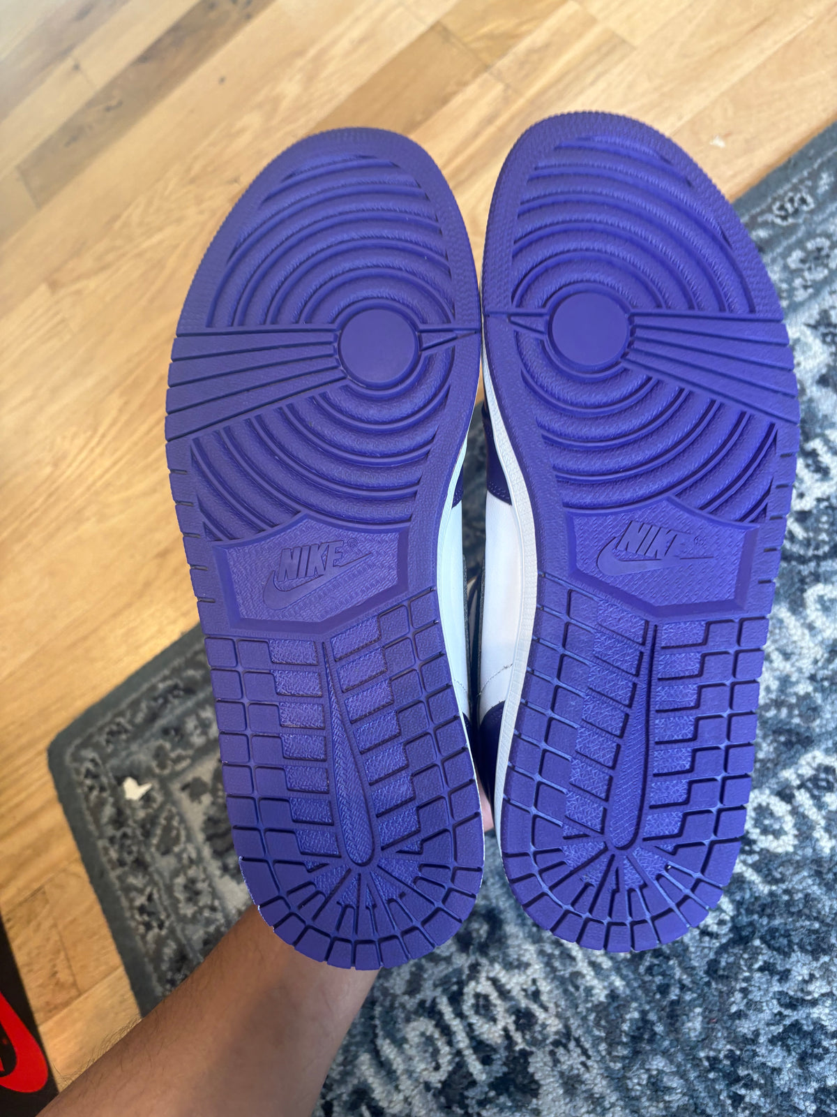 Jordan 1 Retro High “Court Purple” Clean Og Size 11