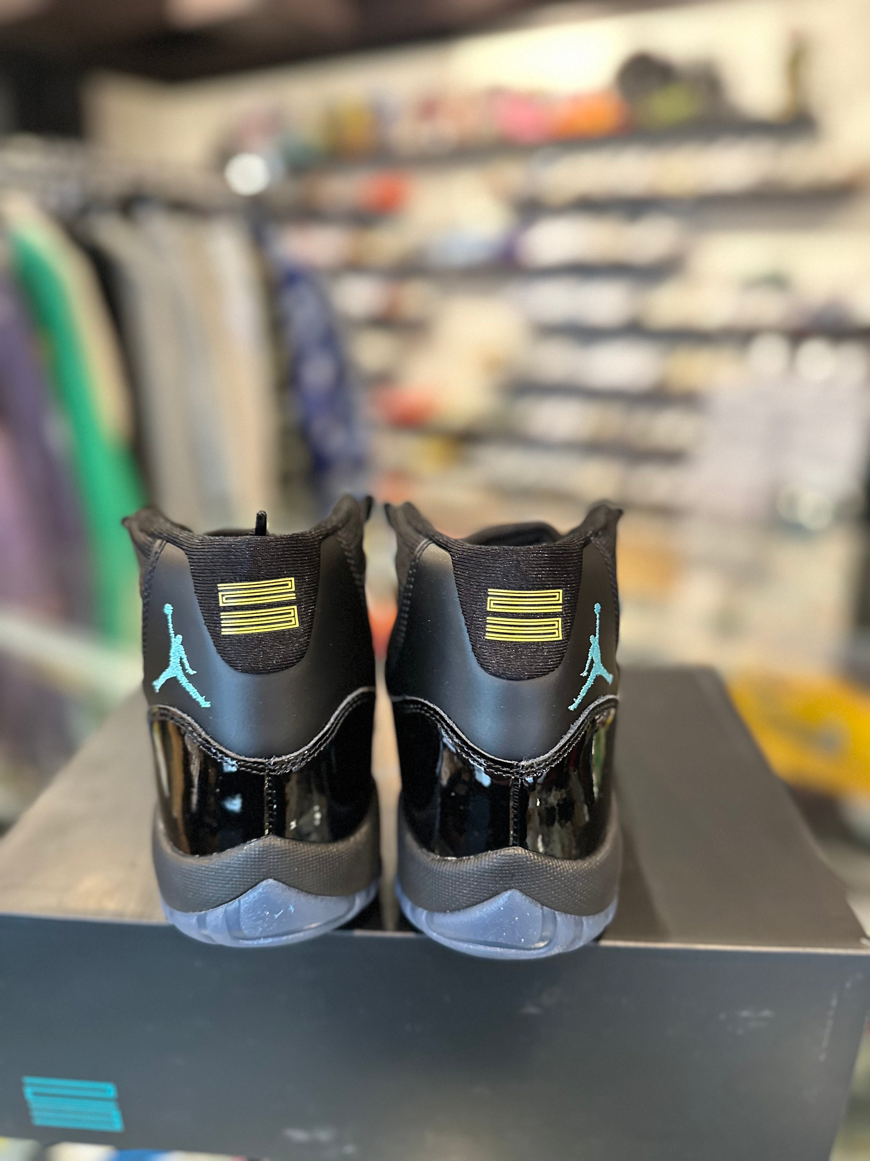 real vs fake jordan 11 gamma blue
