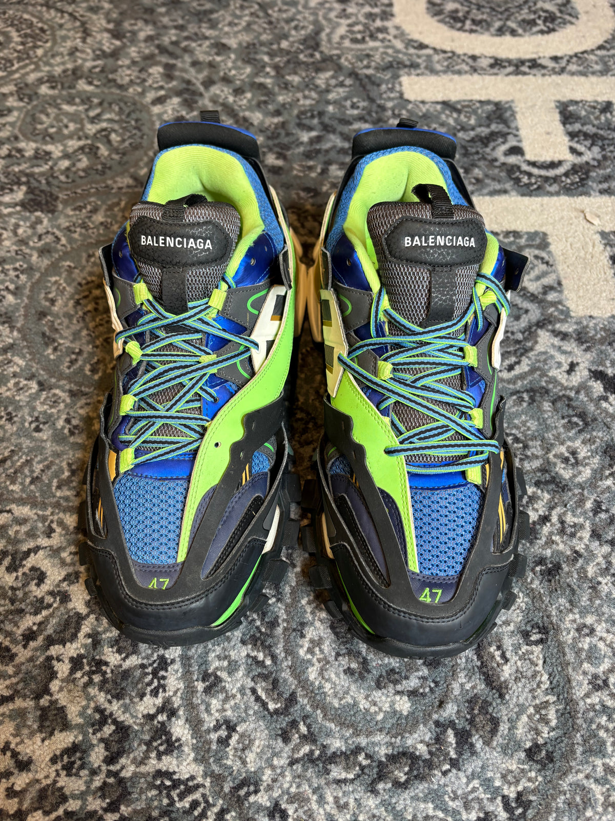 Balenciaga Track “Green White Blue” Clean Nb Size 14(47 EU)