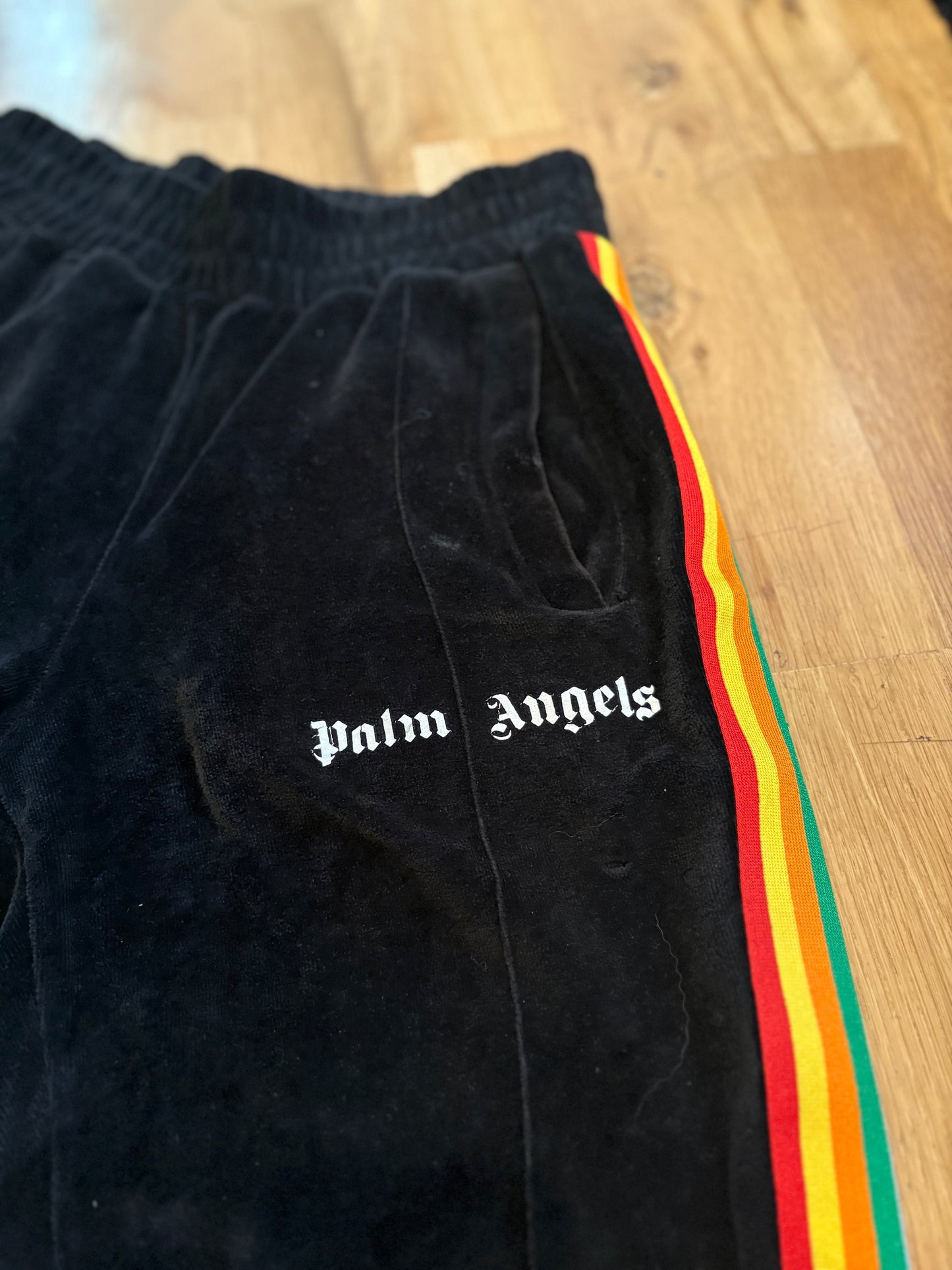 Palm Angels Velour Track Pants Size Small