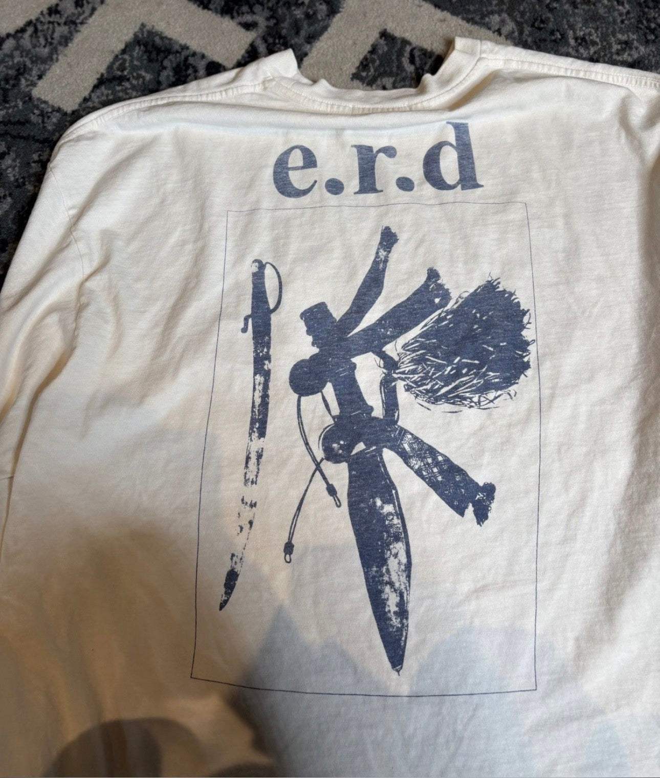 Enchants Riches Deprimes Long Sleeve Cream Size Medium