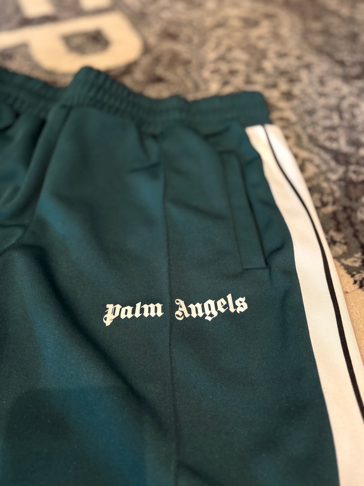 Palm Angels Track Pants Green Size XL