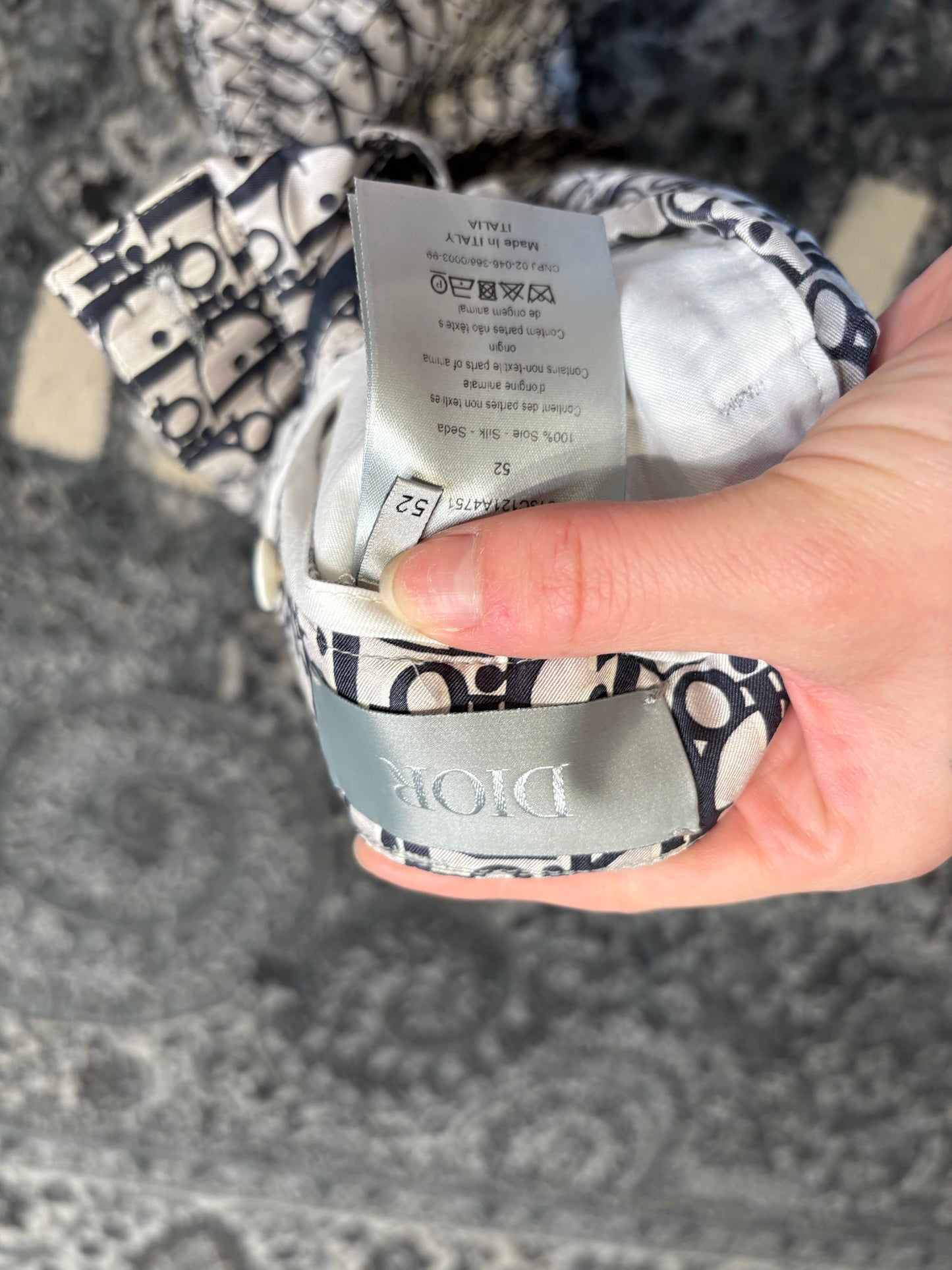 Dior Silk Monogram Shorts Size 52