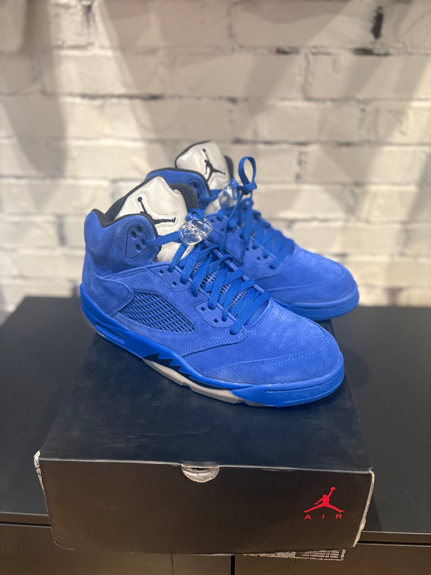 Jordan 5 Retro Blue Suede PO OG Size 11