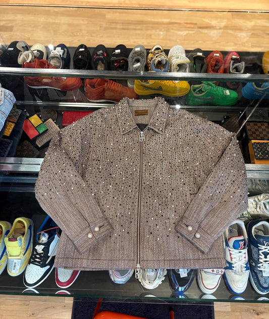 Birth Of Royal Child ‘Pearl rhinestone’ zip-up jacket Size L
