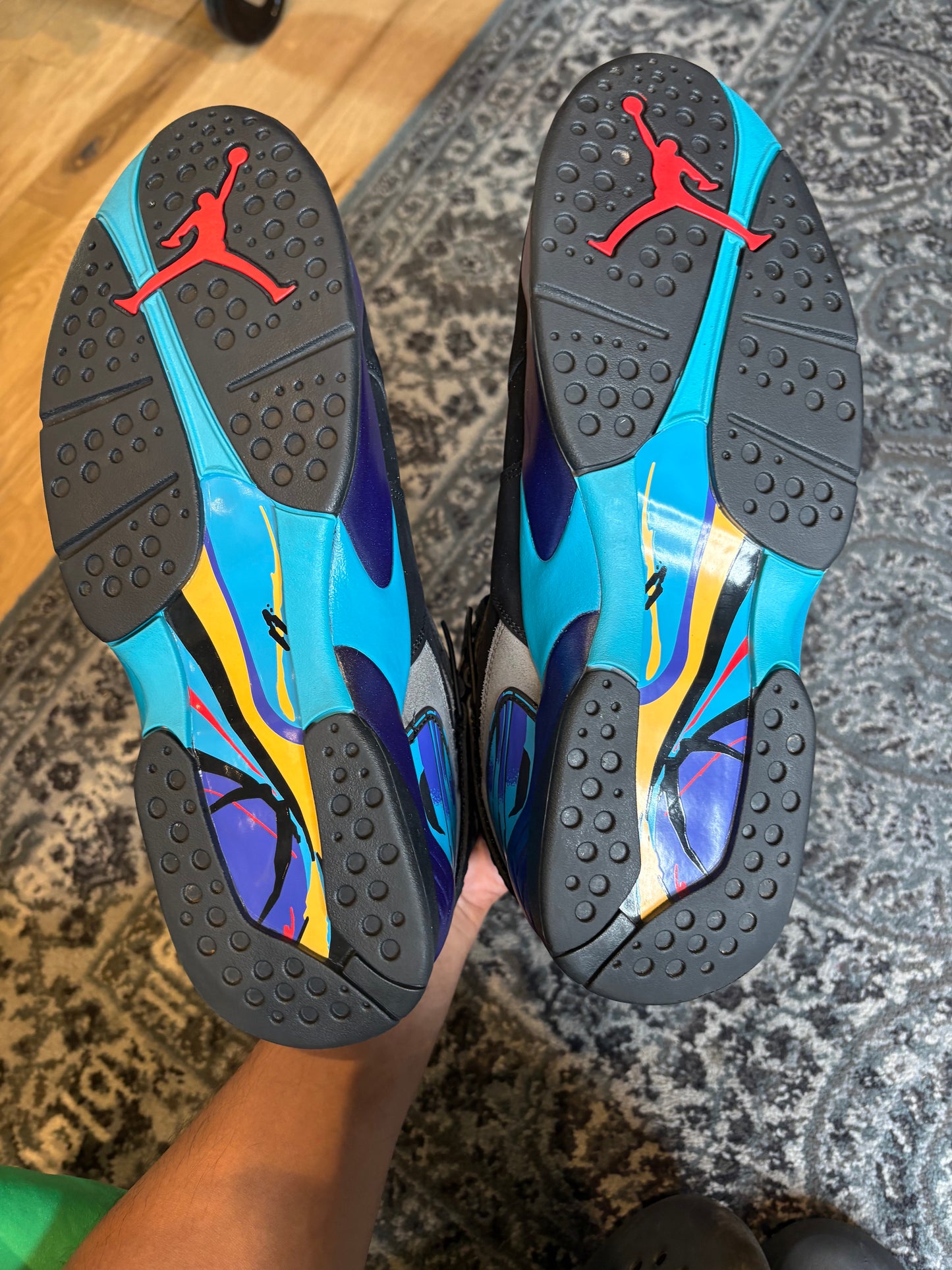 Jordan 8 Retro “Aqua” Vnds Og Size 13