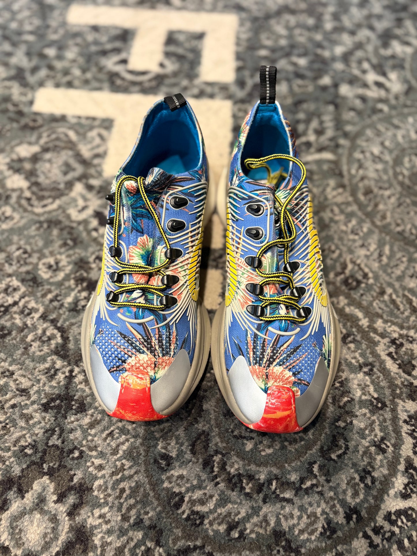 Gucci Run Sneaker “Marble and Floral” NB CLEAN SIZE 10G Fits 10.5
