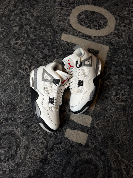 Jordan 4 Retro “White Cement” Clean No Box Size 8