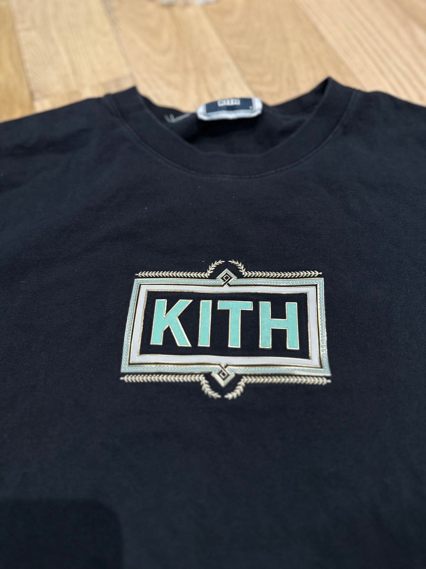 Kith Black Logo Tee Size Small