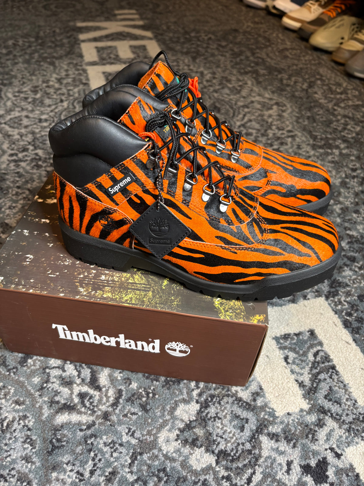 Timberland Field Boot Mid Lace Up “Supreme Tiger” Clean Og Size 10.5