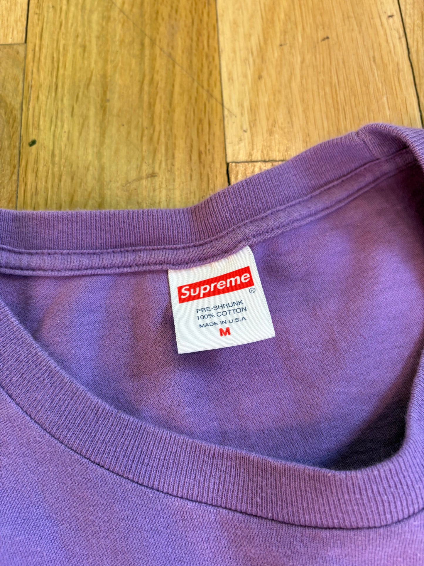 Supreme S1994 Purple Tee Size Medium