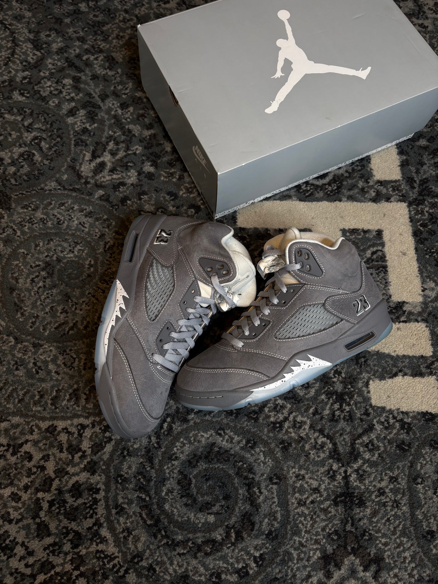 Jordan 5 Retro “Wolf Grey” Clean Og Size 8.5