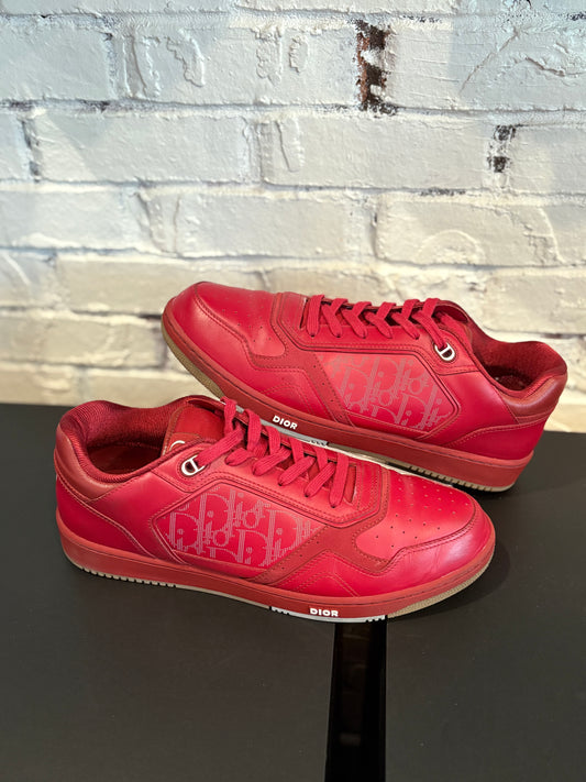 Dior Red Monogram Sneaker Clean NB Size 46