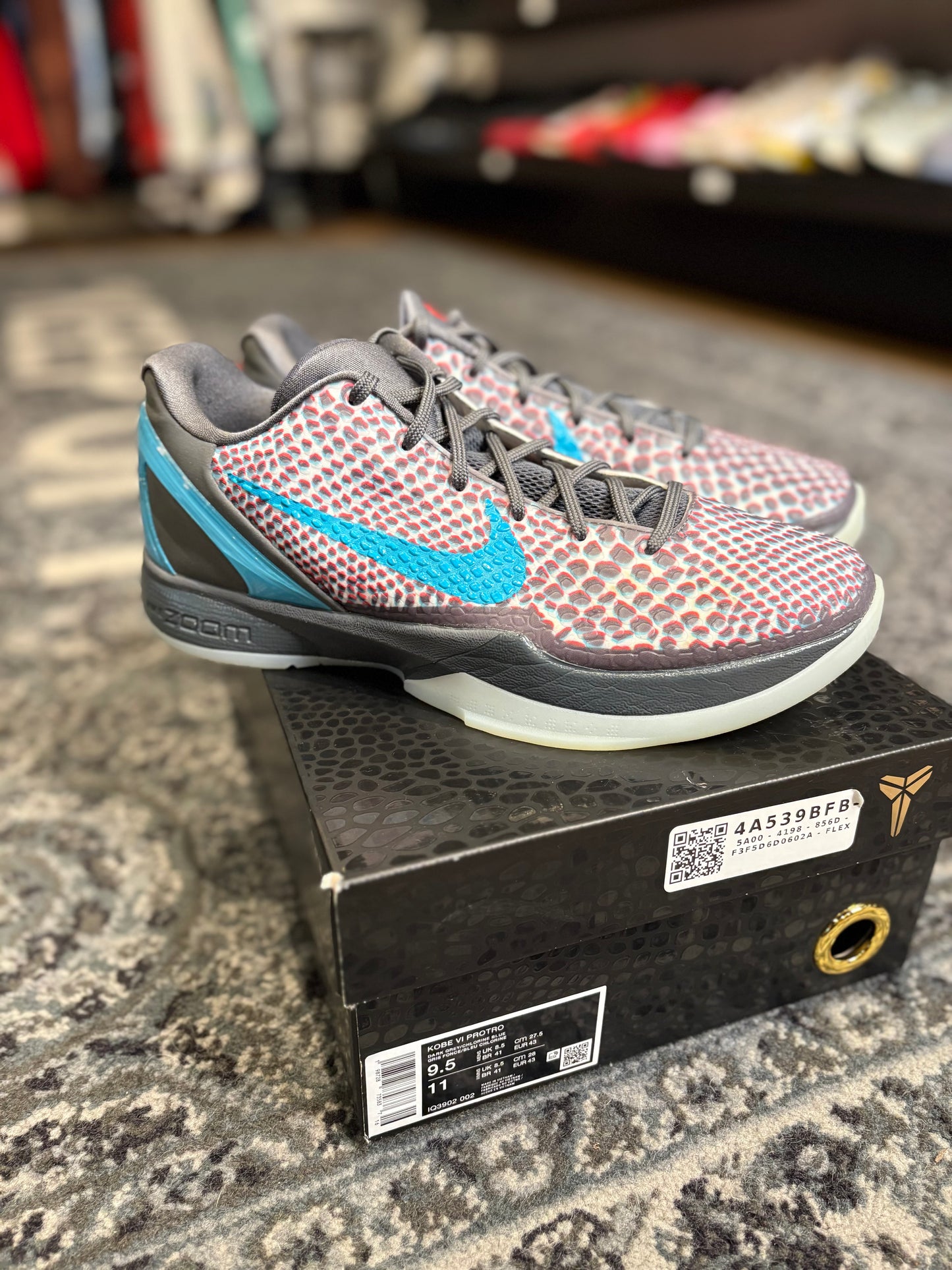 Kobe 6 Protro “3D” Clean OG Size 9.5
