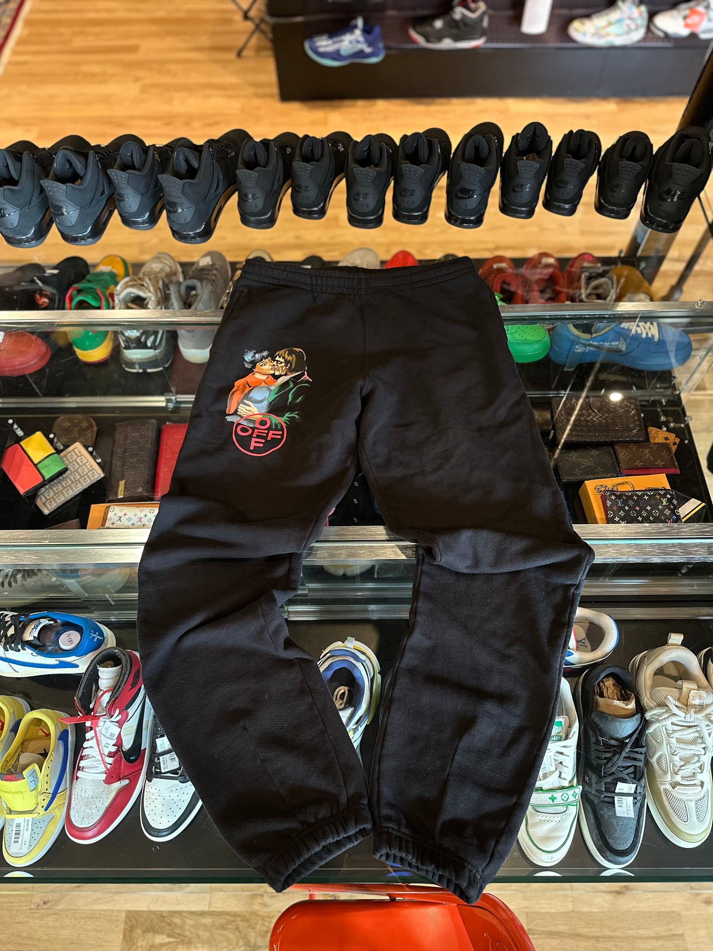 Off-White Sweatpants Black Size XL
