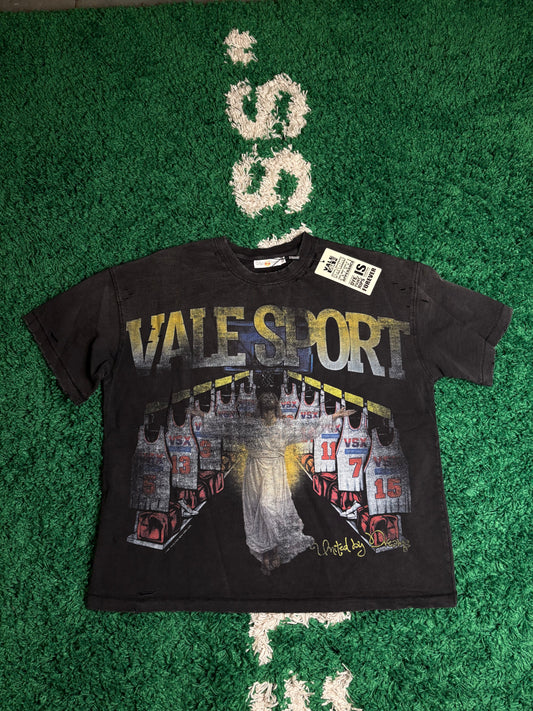 Vale Sport Jesus Tee Black DS Size Large