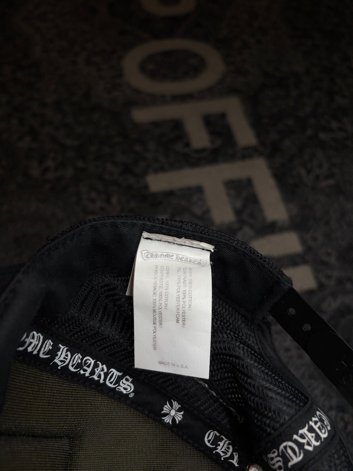 Chrome Hearts Hollywood Trucker Hat