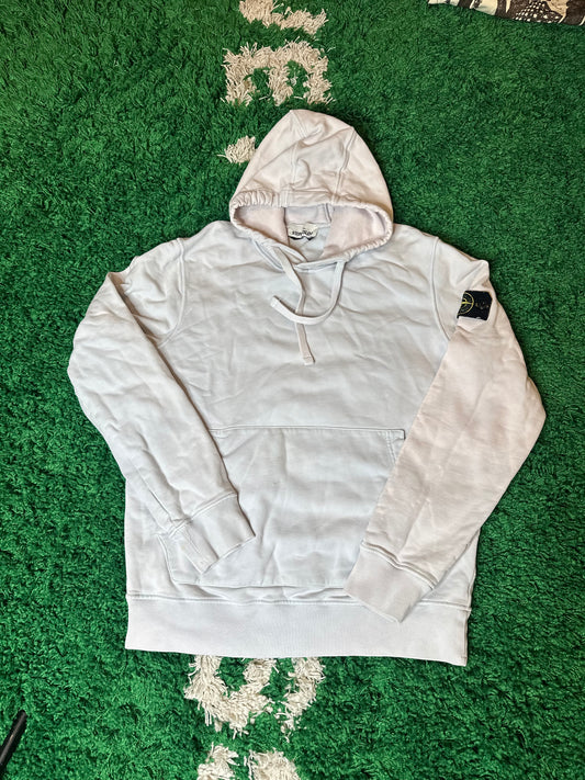 Stone Island Hoodie White Size Large