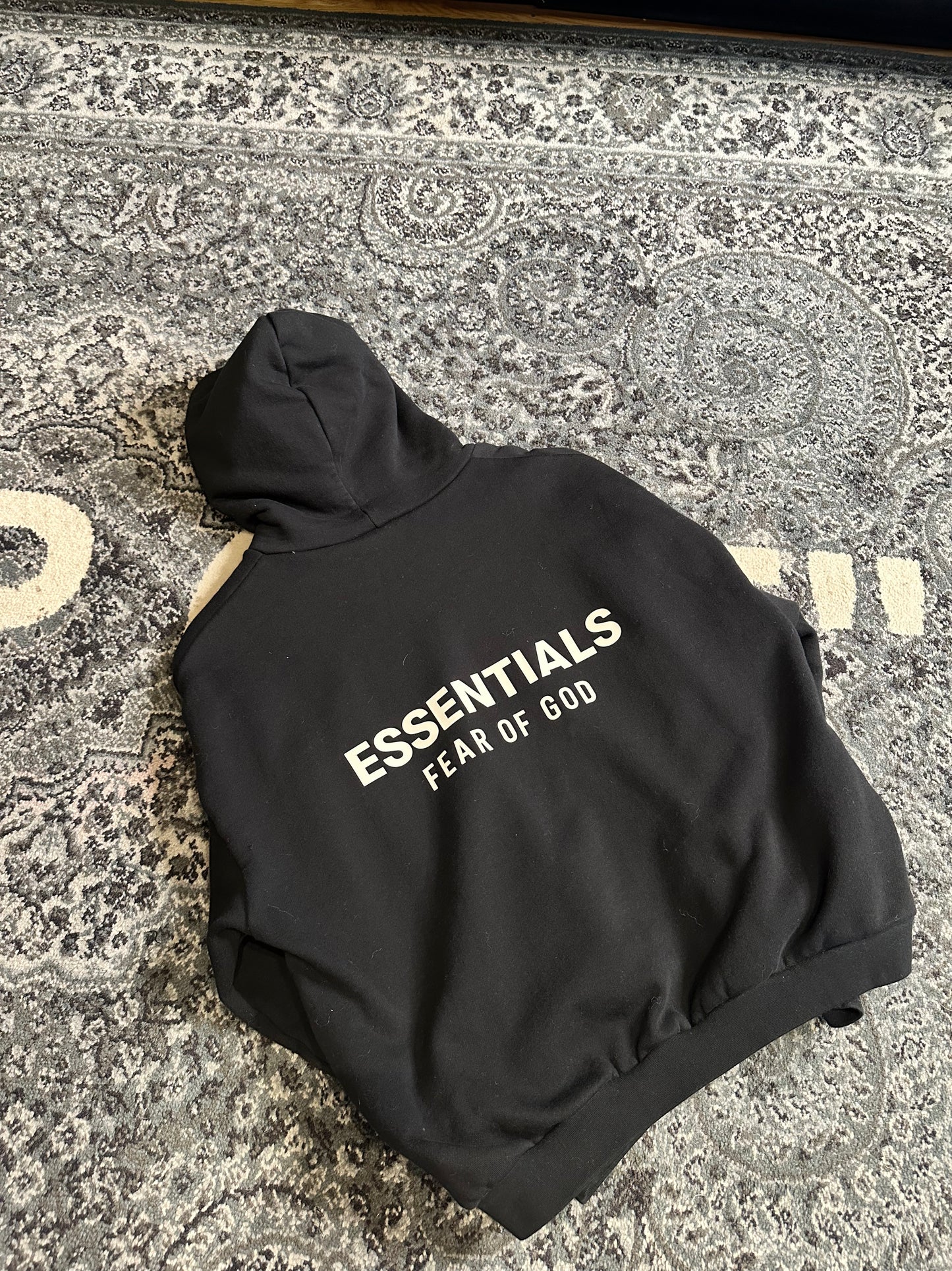 FOG Essentials Hoodie Black FW24 DS
