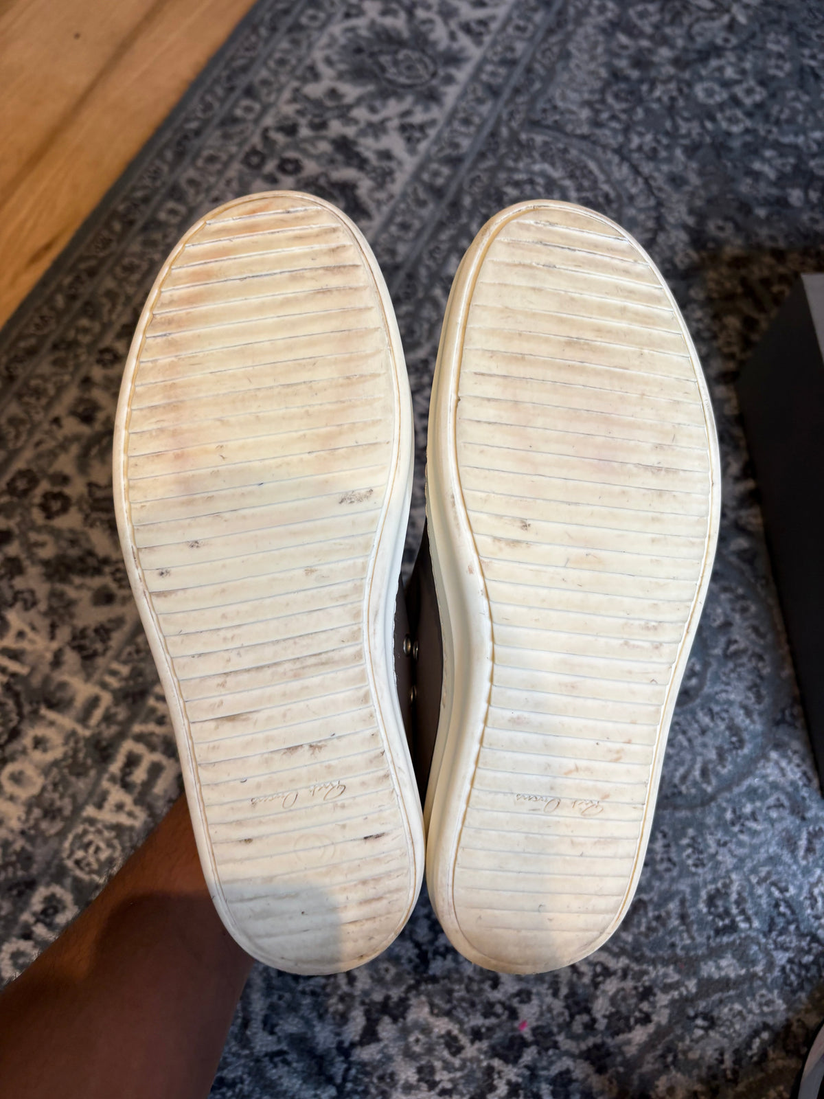 Rick Owen’s Ramone Dark Brown Og Clean Size 7.5