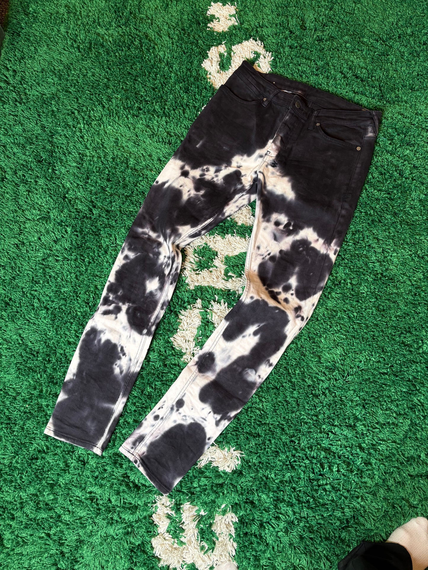 Ksubi Jeans Black Acid Wash Size 32