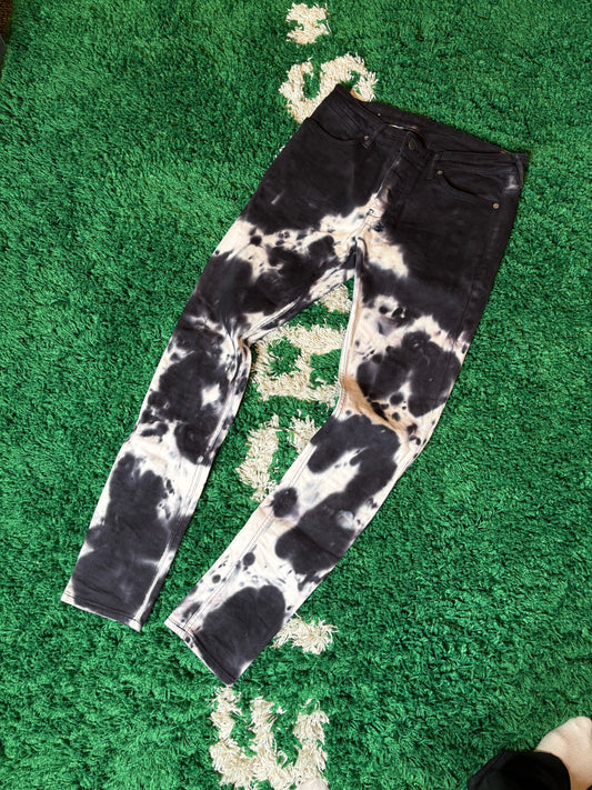 Ksubi Jeans Black Acid Wash Size 32