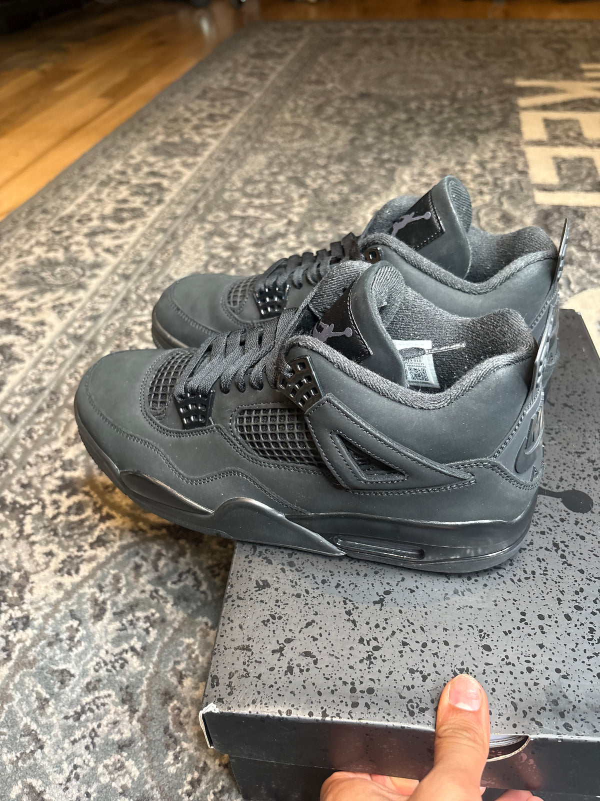 Jordan 4 Retro “Black Cat” Clean Og Size 10.5