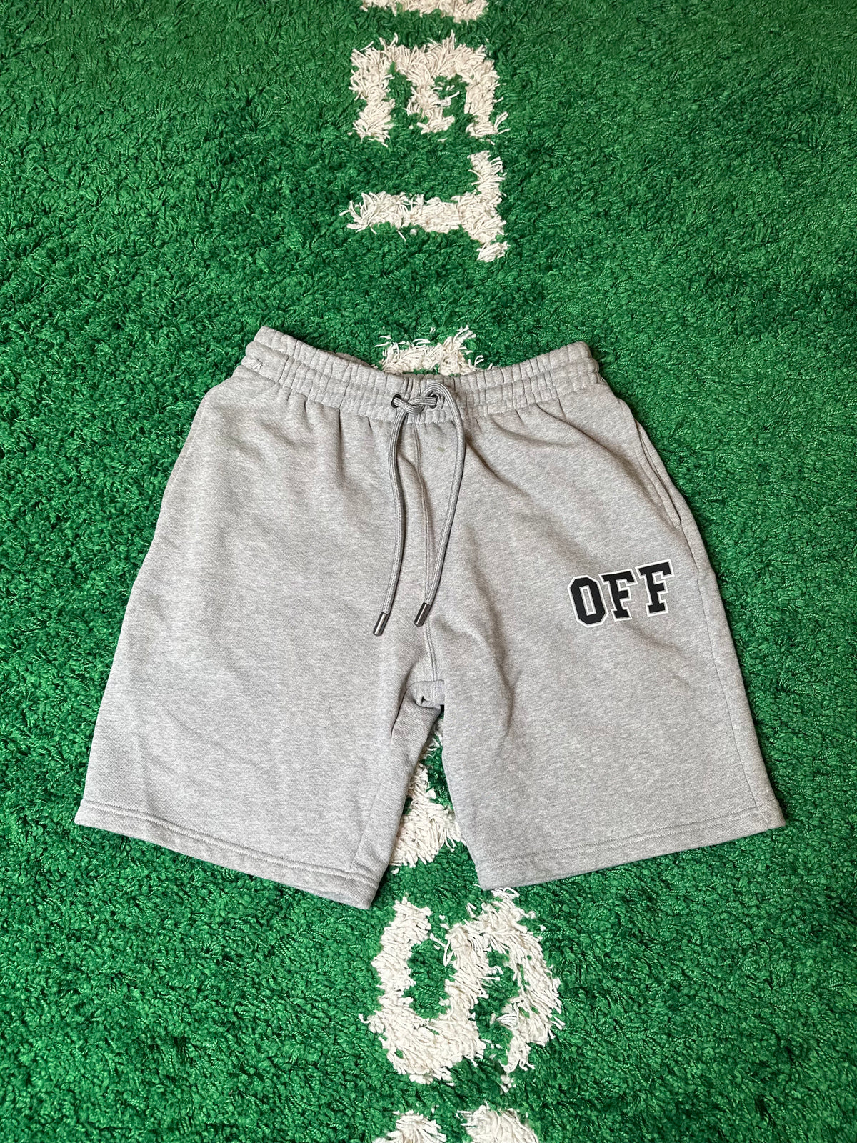 Off-White Sweat Shorts Gray Size Medium