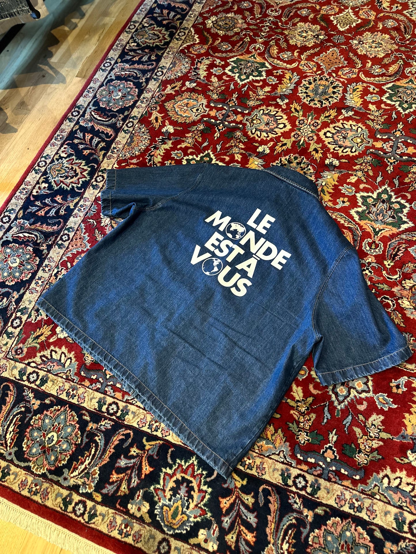 Louis Vuitton Denim Button Down Size 5L