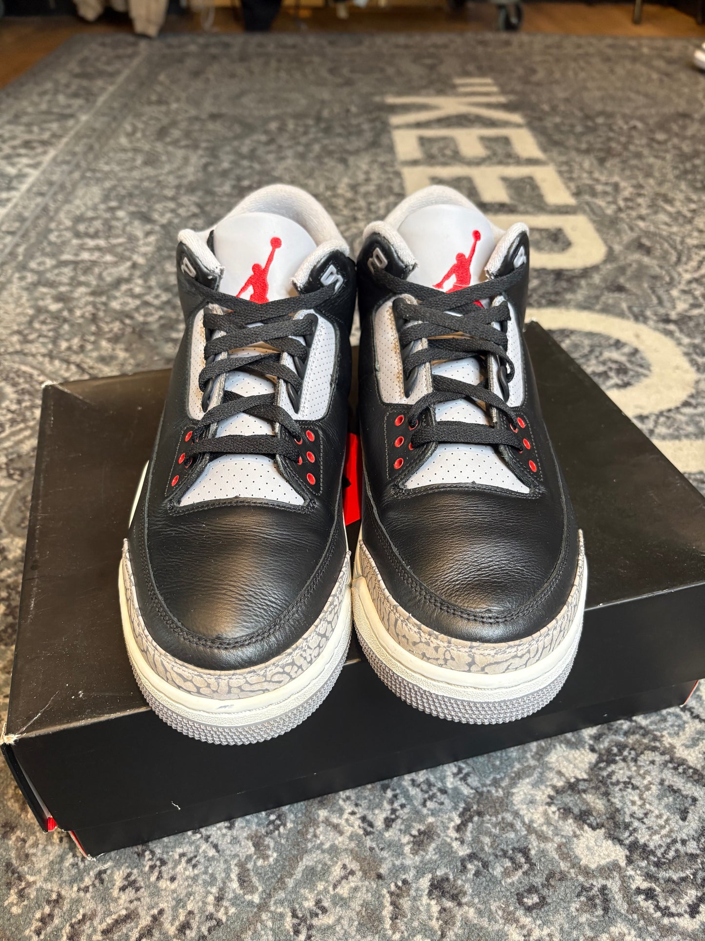 Jordan 3 Retro “Black Cement” Clean Rb Size 13