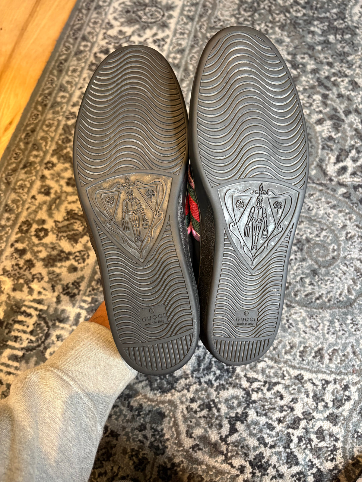Gucci Ace Embroidered Flame Clean Nb Size 12G